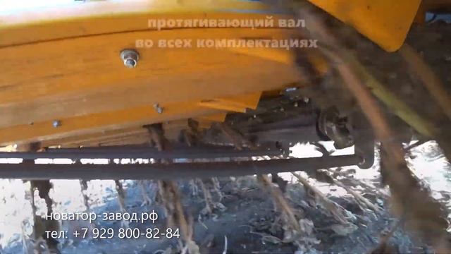 Комбайн Полесье GS 12 уборка с подсолнечной жаткой Санмастер Нео 8,4 смотреть онлайн