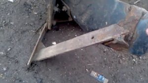 Модернизация заводского плуга для минитрактора зубр