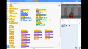 Scratch | Скретч, как создать мультик по игре Among Us