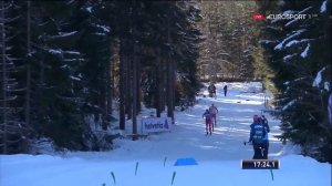 Тур де Ски 2019-2020? 4 этап Ланцерхайде? гонка преследования 15 км? мужчины???