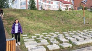 ПАМЯТНИК КЛАВИАТУРЕ ЕКАТЕРИНБУРГ YEKATERINBURG RUSSIA QWERTY KEYBOARD MONUMENT