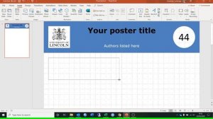 Making a research poster in Microsoft PowerPoint