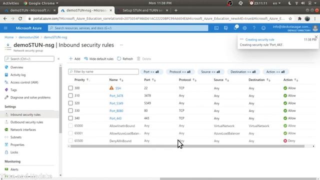 Setup STUN and TURN server (coturn) on Ubuntu смотреть онлайн