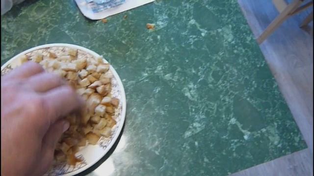 Сухарики из хлеба в микроволновке рецепт