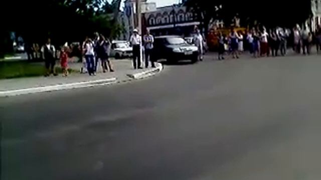 Съезд байкеров в городе Бобров