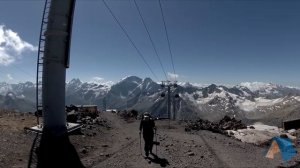 Восхождение на Эльбрус #9. Возвращение на южный склон Эльбруса после днёвки в Терсколе.