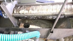 Проведение теста шнекового обезвоживателя Amcon