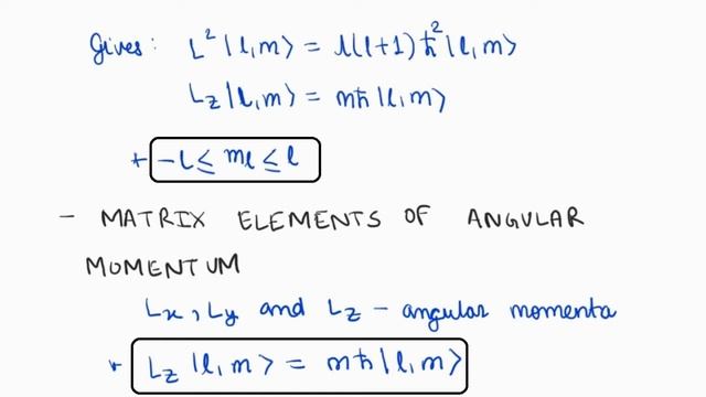 QM2 Angular momentum - Ladder operators on angular momentum eigenstates
