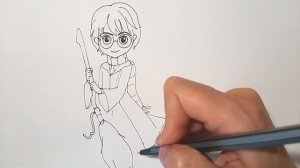 Как нарисовать Гарри Поттера / How to Draw Harry Potter