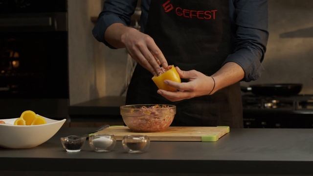 Фаршированные перцы. Рецепт от "GEFEST TV" смотреть онлайн