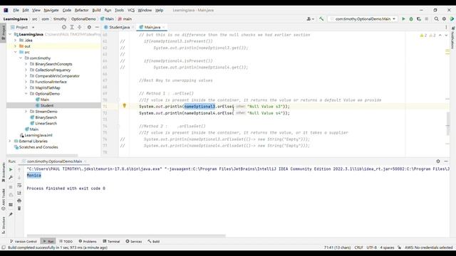 Optional in Java - Tamil - Optional and it’s Usage.