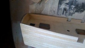 Модель "Баунти", обзор после обшивки корпуса