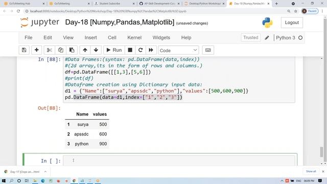 PYTHON-18 | NUMPY | PANDAS | MATPLOT LIBRARY