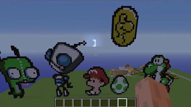 Mis pixels arts en Minecraft (figuras Minecraft) смотреть онлайн