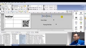 P Touch Editor (Excel Database)