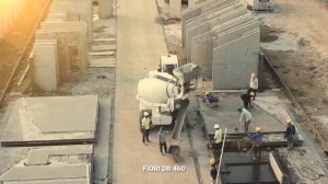 FIORI DB 460 - SELF LOADING CONCRETE MIXER - IN - PRECAST HOMES, BOGOR, INDONESIA.