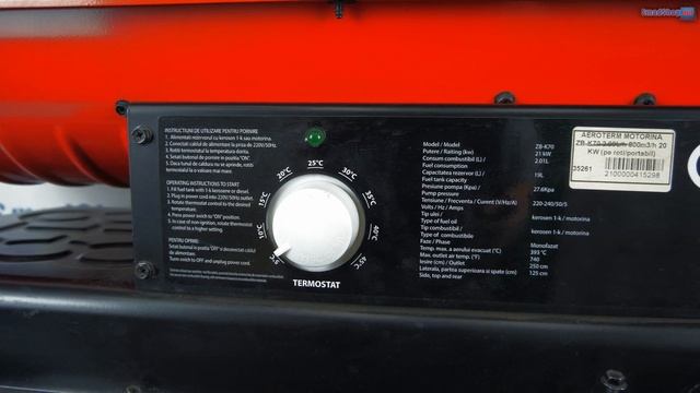 Тепловая пушка Zobo ZB-K70 смотреть онлайн