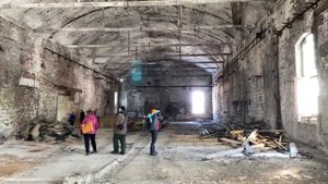 Бумажная фабрика в посёлке Ляскеля.