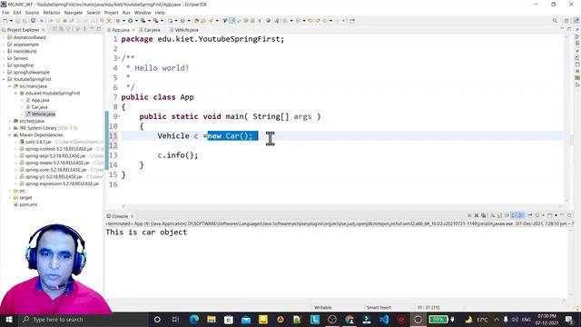 loose coupling and tight coupling in java | Java Spring | Dr Vipin Classes смотреть онлайн