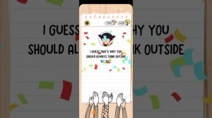 Brain test 4 level 109 110 111 solution answer walkthrough gameplay