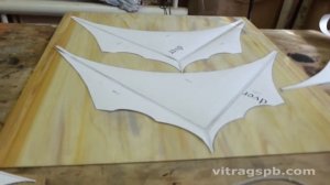 Серия 3. Кривой ПОТОЛОЧНЫЙ ВИТРАЖ! Стекло и направление стекла по рисунку! Витраж Тиффани