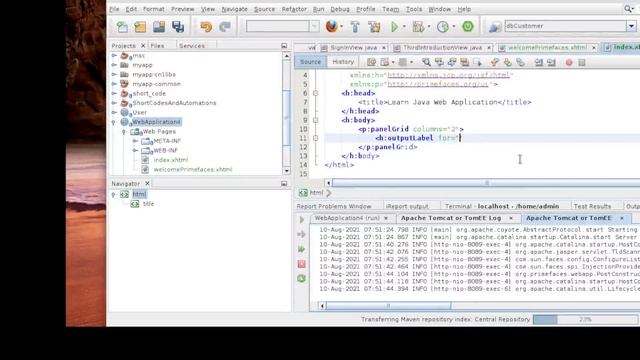 Learn Java Web Application Development Part II