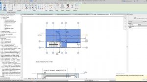 Регулировка длины выноски осей видового экрана связанного Revit файла