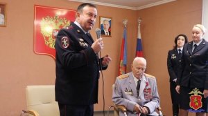 Начальник УМВД России по Владимирской области поздравил с 99-летием ветерана ВОВ в г.Петушки