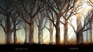 Заставка "Вечерний Лес"