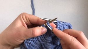 Как связать жгут спицами