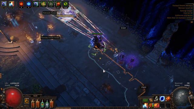 Path of Exile 3.16 Scourge - Ballista Totem Elemental Hit Hierophant - The Forgotten Invitation