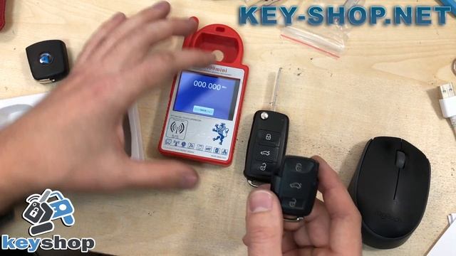 Volkswagen Passat B7 программирование ключа для программатора (keydiy) KD 900 / KD 900 Mini