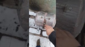 коптильня горячего копчения из балона для фреона!