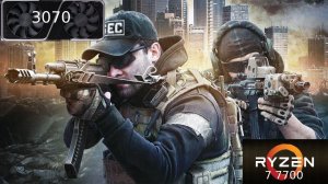 Escape from Tarkov - Ryzen 7 7700 + RTX 3070 - Medium settings - ( Улицы Таркова ) - 1080p