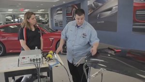 Системы кузовного  ремонта алюминиевых  деталей. (2 фильма)