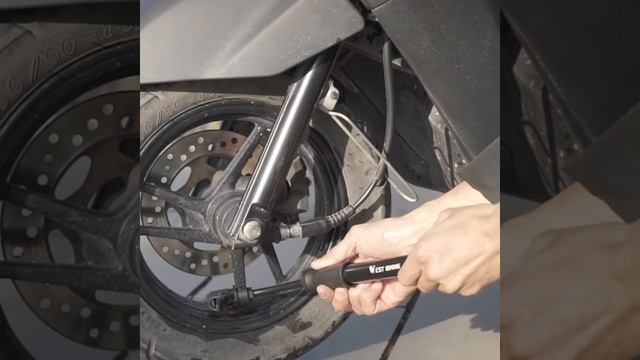 Велосипедный насос WEST BIKING с Алиэкспресс.Велонасос с креплением на раму. смотреть онлайн