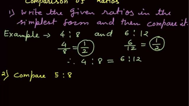 Comparison of ratio смотреть онлайн