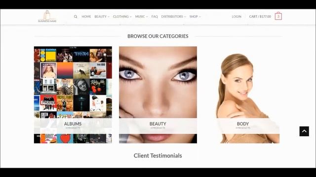 Ecommerce Website Demo - Idealocity Wordpress Web Design