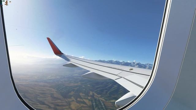 Microsoft Flight Simulator I TAKE-OFF AT BISHKEK AIRPORT смотреть онлайн