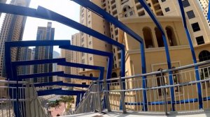 4K ❘ City Walk Dubai. Marina Dubai, JBR beach ❘ Виртуальная прогулка по Дубаю. Отдых в ОАЭ