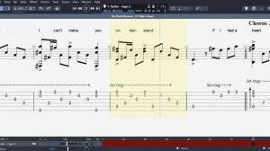 The Dark Element - "If I Had a Heart" Acoustic Fingerstyle Guitar Tab