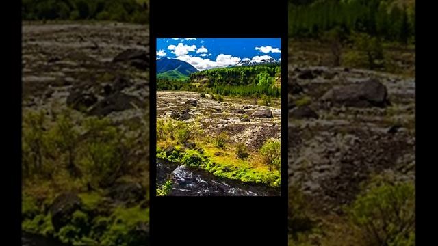 Ручей. Горы Кавказа. Шум воды для снятия  напряжения