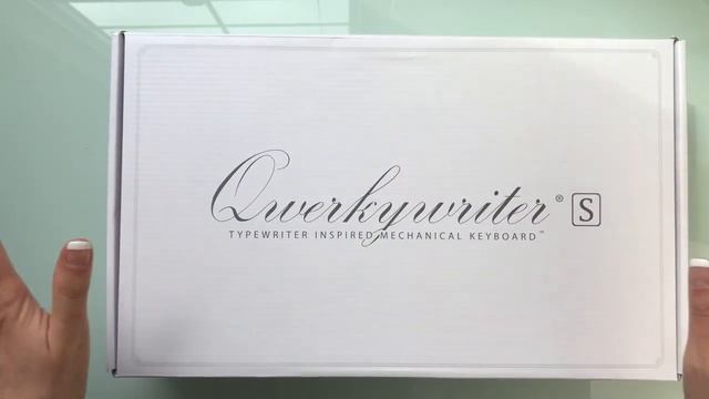 UNBOXING The NEW 2019 Qwerkywriter S White Bluetooth Keyboard