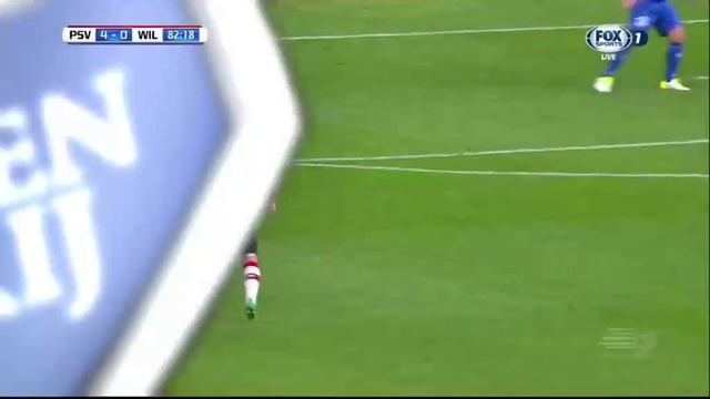 Andres Guardado Goal PSV 4 - 0 Willem II 09/04/2017 смотреть онлайн