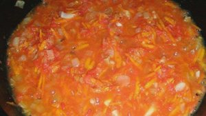 Рагу из кабачков с фаршем