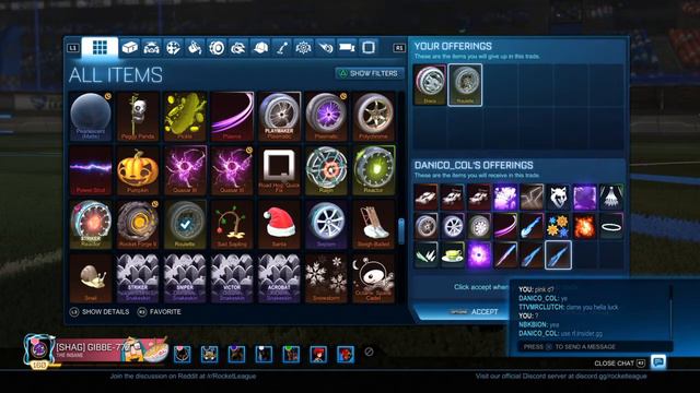 Rocket League Trading | Giveaway Every 15 Subs | Donate For Extra Entry смотреть онлайн
