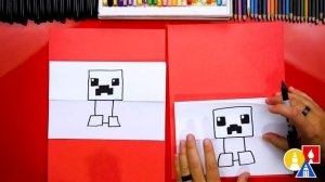 How To Draw An Exploding Creeper