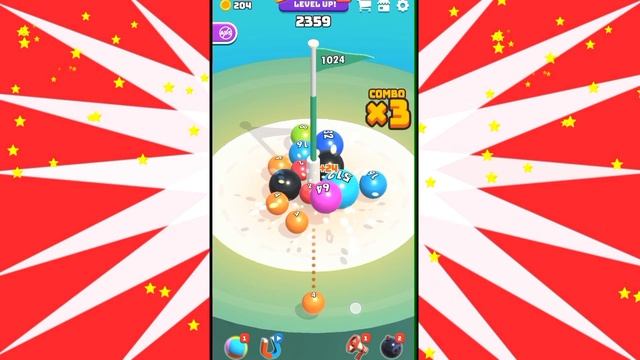 Merge Blocks 3D - 2048 puzzle | unlock number ball in merge blocks 3d #1 #Mergeblocks3d