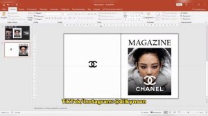 Chanel MAGAZINE Themed PowerPoint Presentation 2023  |  TUTORIAL  |  FREE TEMPLATE