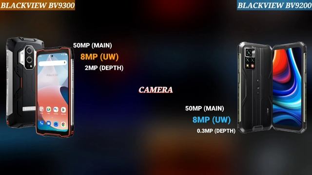 Blackview BV9300 vs Blackview BV9200